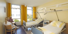 Originales Patientenzimmer