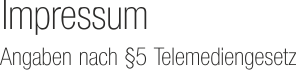 Impressum Impressum